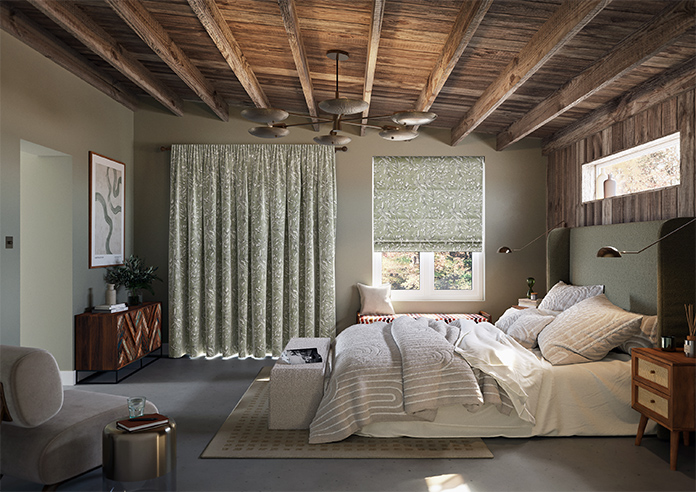 Aviary Velvet, Spruce - Made to Measure Curtain - Image 15